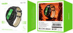 Smartwatch sportivo IP68 display 1,50" e cinturino effetto pelle KSC-1139 6921042152257 F4775