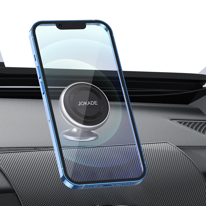 Supporto magnetico adesivo per auto argento JE024