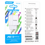 Caricatore rapido USB-C 20W + USB-A 18W bianco doppia porta 6921042130323 KSC-924 F4630