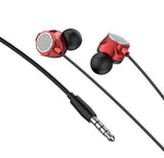 Cuffie auricolari con microfono 1.2m rosse JD040 6921042126364 JD040 F4115