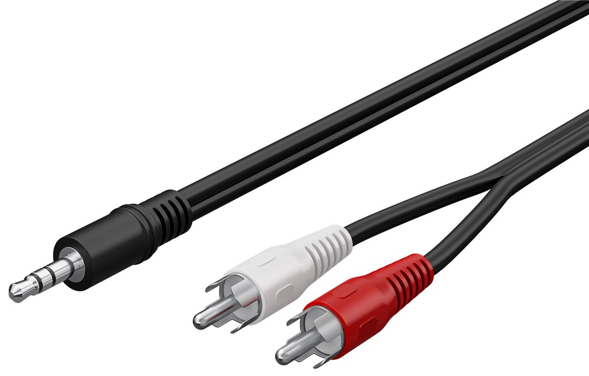 Cavo adattatore audio AUX da jack 35 mm a spina RCA stereo Spina 35 mm 3-pin stereo - 2 spina RCA audio sinistro/destro 0.5 m