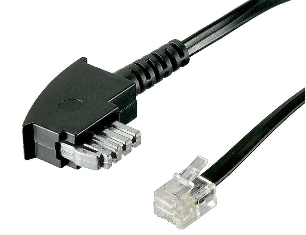 Cavo TAE-N piedinatura internazionale a 4 pin conduttore di alluminio placcato di rame CCA Sina TAE-N - Spina RJ11/RJ14 6P4C