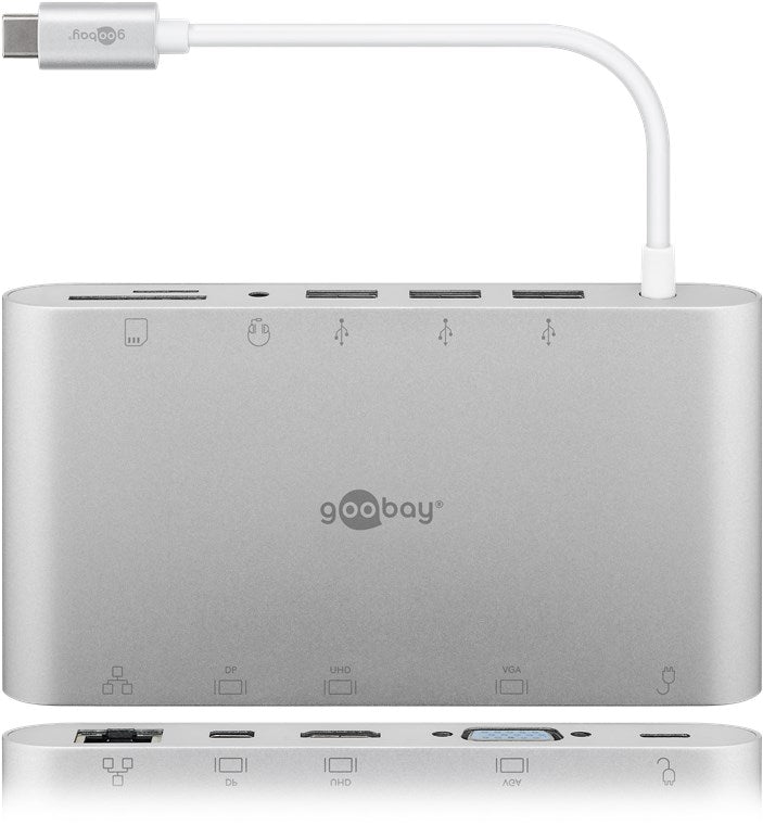 Adattatore multiporta USB-C in alluminio