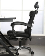 Sedia ergonomica da ufficio nera con poggiapiedi 8053323553205 804