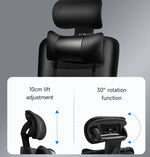 Sedia ergonomica da ufficio nera con poggiapiedi 8053323553205 804