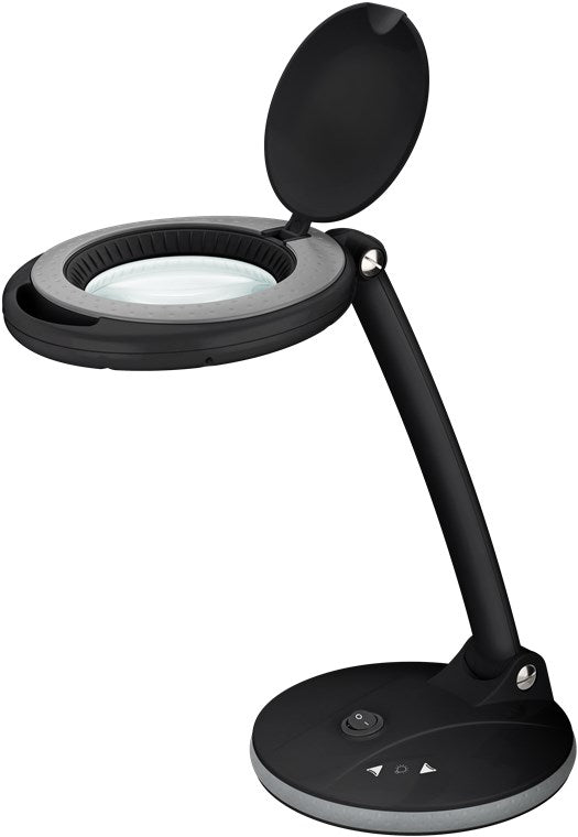 LED lampada d'ingrandimento da tavolo 6 W nero