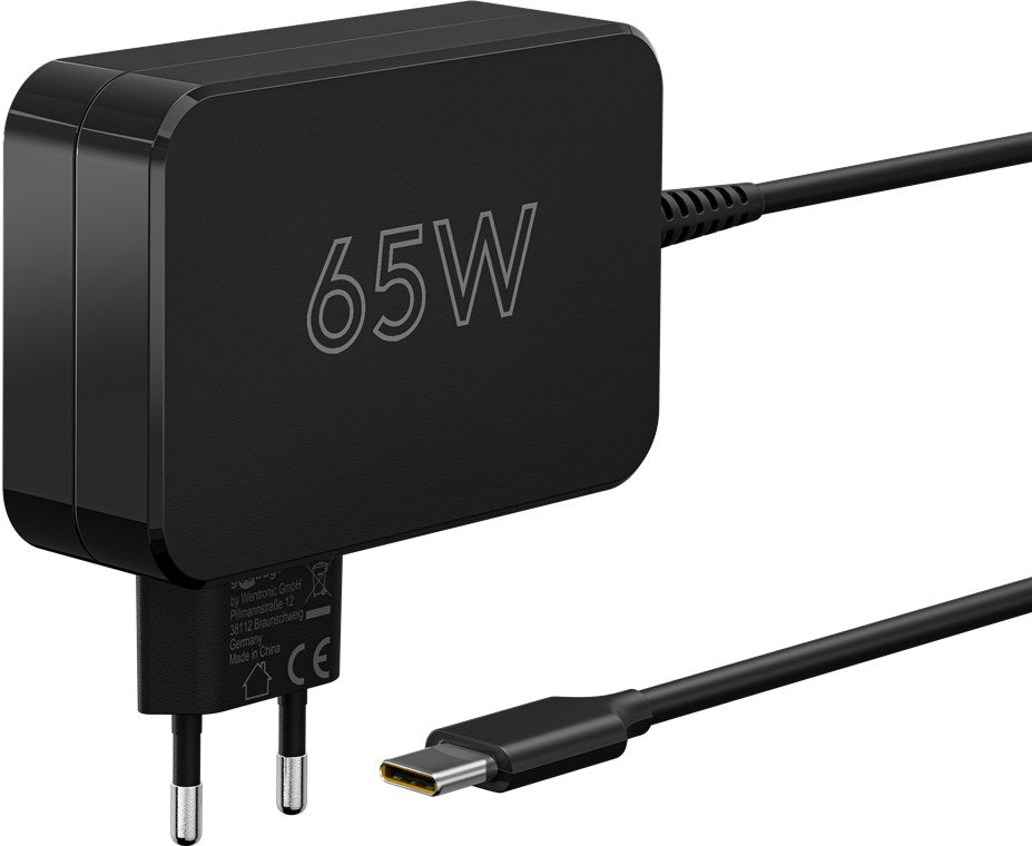 Caricabatterie USB-C per laptop 65 W nero