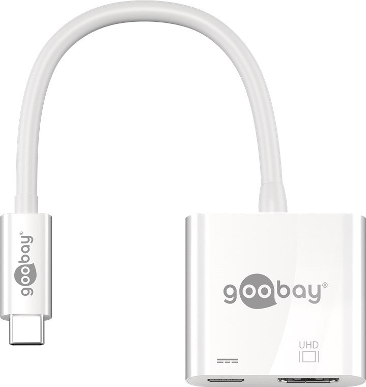 Adattatore USB-C a HDMI 4K @ 60 Hz PD bianco