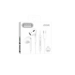 Auricolari Type-C con microfono e controllo volume bianchi JD046  6921042130842 F4795