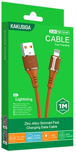 Cavo per ricarica e sincronizzazione Lightning 1m 3.2A marrone KSC-418 F2490