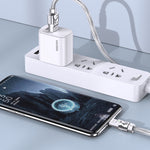 Cavo per alimentazione e sincronizzazione USB Type-C 1m 65W grigio KSC-956 6921042132952 F4650