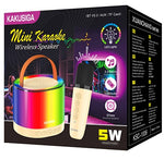 Cassa acustica portatile Bluetooth/SD/AUX luci LED 5W con microfono KSC-1006 F2475