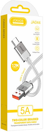 Cavo per ricarica e sincronizzazione USB type C 1.2m PD100W 5A 6921042141084 JA044 F4075