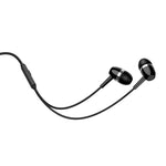 Cuffie auricolari con microfono 1.2m jack audio 3.5mm nere KSC-659