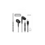 Auricolari Type-C con microfono e controllo volume neri JD045 6921042130835 F4800