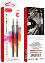 Cavo audio stereo jack audio 3.5mm 1m JO055 F2595