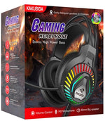Cuffie da gaming ad archetto con microfono nere KSC-849