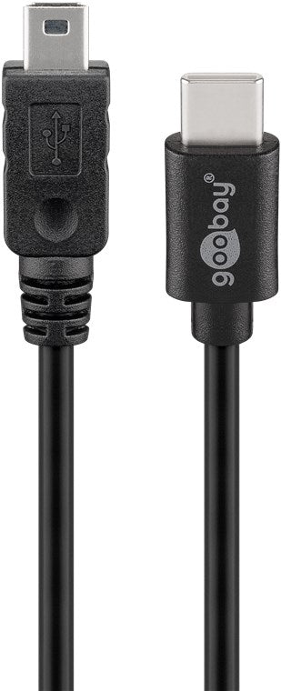 Cavo USB 2.0 da USB-C a B nero