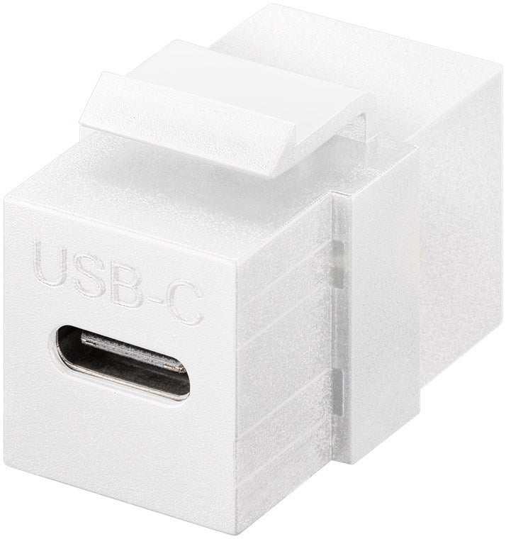 Modulo Keystone connettore USB-C USB 3.2 Gen 2 10 Gbit/s bianco