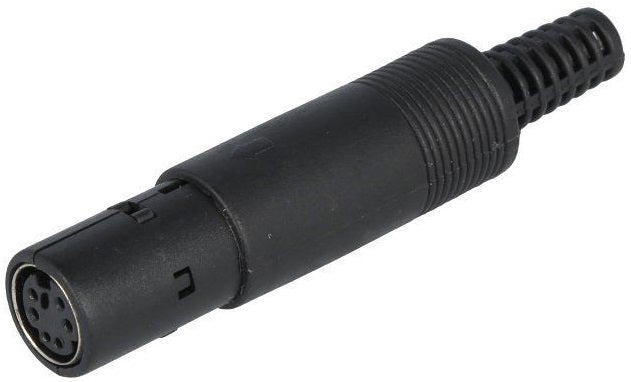 Connettore femmina mini DIN 6 poli schermato