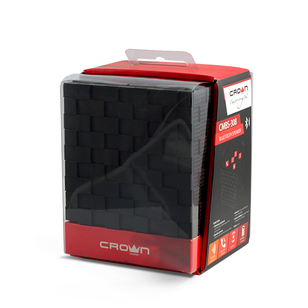 Altoparlante Bluetooth portatile con microfono  6W Crown Micro 6291105912921 CMBS-308