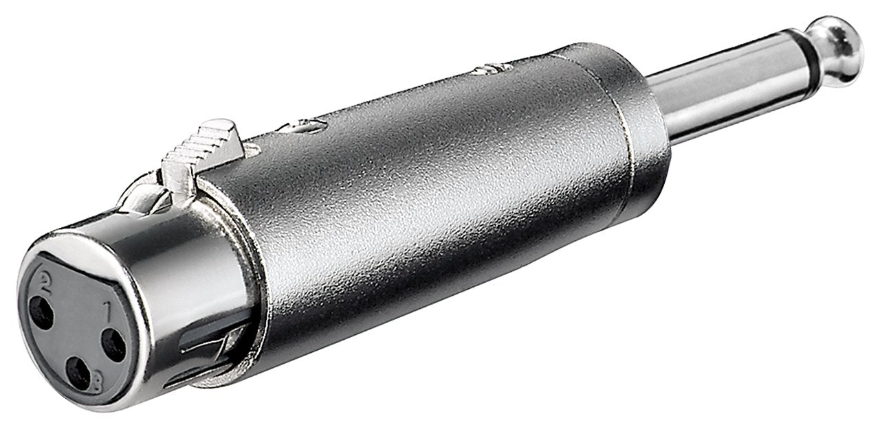 Adattatore XLR jack AUX da 635 mm spina mono a presa XLR