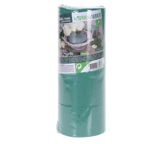 Set 4 spugne tonde 8x5cm da giardinaggio PRO GARDEN