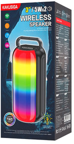 Altoparlante Bluetooth 2x5W Radio FM/USB/SD nero KK-3204 F2650