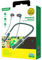 Cuffie auricolari da collo Bluetooth verdi  KSC-833 F2810