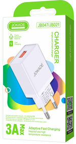 Caricabatterie USB 5V 3A bianco JB047 F2620