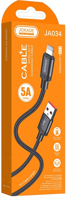 Cavo per ricarica e sincronizzazione 1m 5A USB Lightning N010