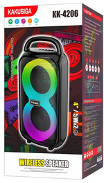 Altoparlante bluetooth con ingresso USB/Scheda SD e Radio FM 2x5W 6921042136943 KK-4206 KK-4206