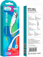 Cavo per ricarica e sincronizzazione bianco 1m 6A 120W USB Type C N035