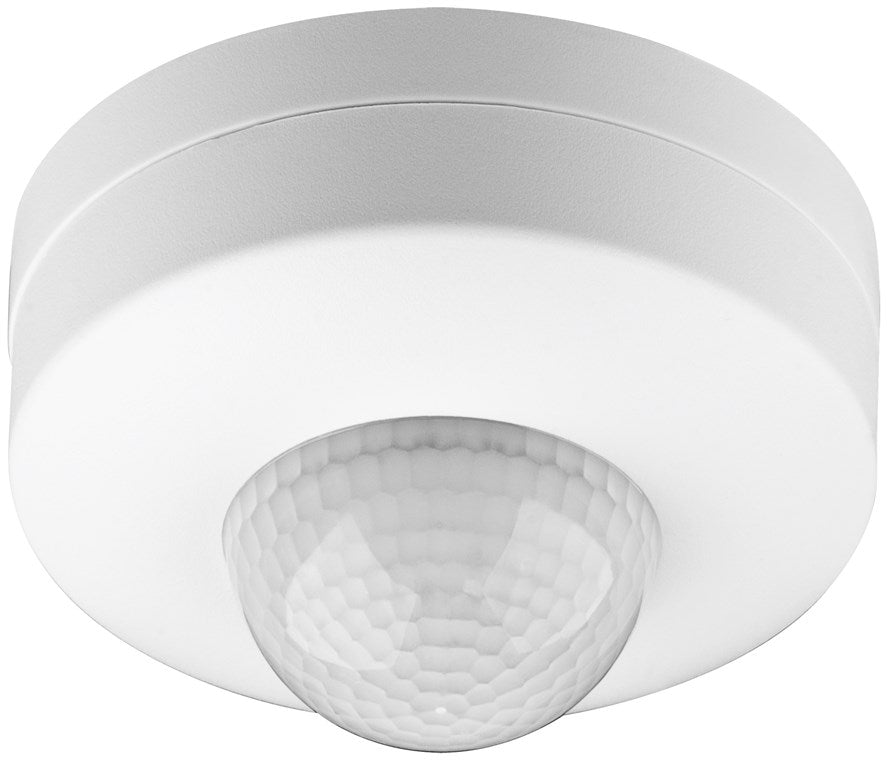 Rilevatore di movimento a infrarossi per il montaggio a soffitto rilevamento a 360° portata 12 m per interni IP20 adatto ai LED 3 volte a infrarossi