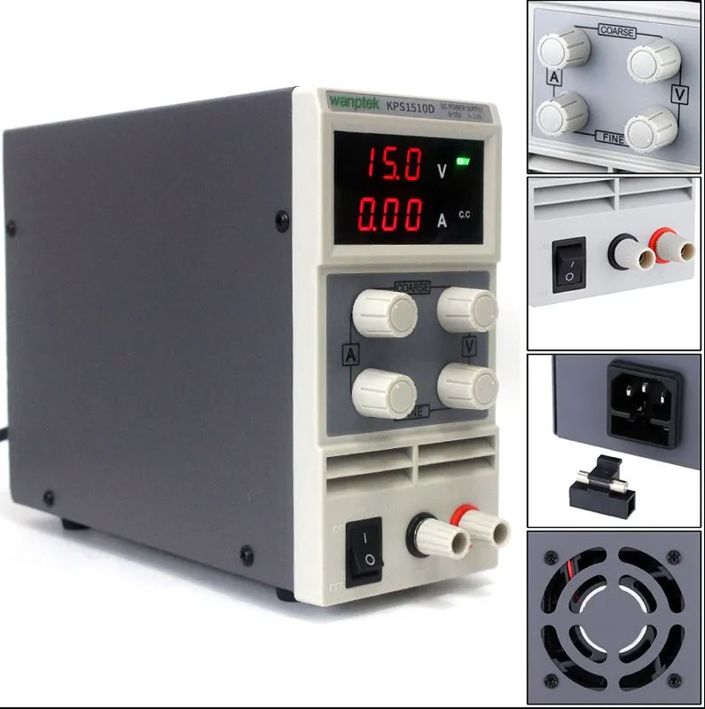 Alimentatore da banco regolabile 15V 10A KPS1510D A1160