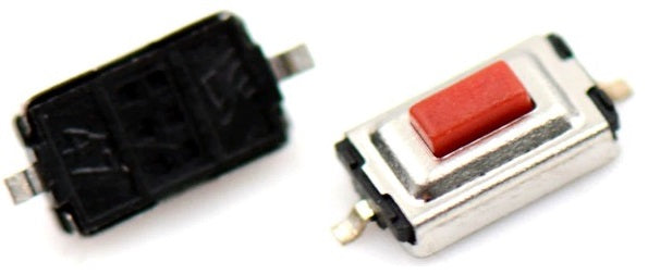 Micro interruttore a pulsante SMD 3x6x2mm rosso confezione da 1000