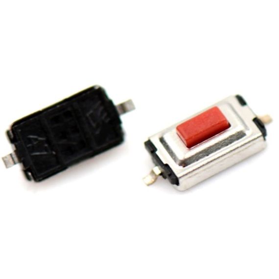 Micro interruttore a pulsante SMD 3x6x2mm rosso confezione da 1000