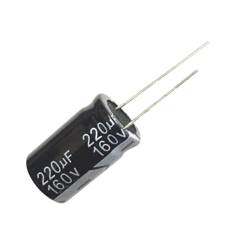Condensatore elettrolitico 220µF 160V in alluminio 18x35 mm A2175