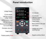 Alimentatore da banco 32V 5A 160W con regolatore di tensione CC USB 18W GC305H A2300