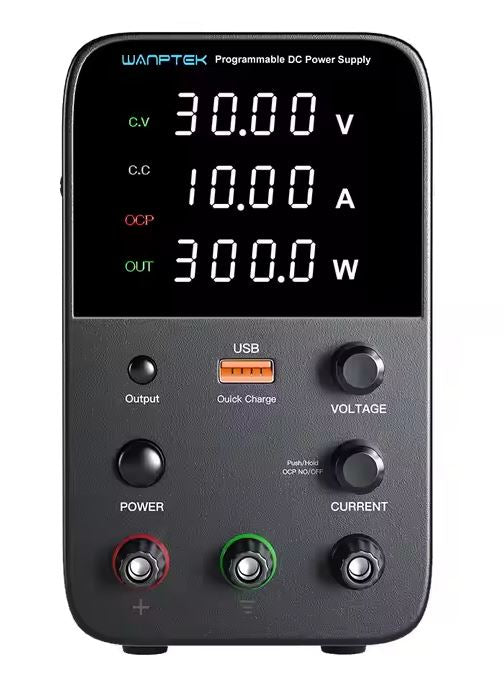 Alimentatore da banco 30V 10A 300W con regolatore di tensione CC USB 18W WPS3010H A5008