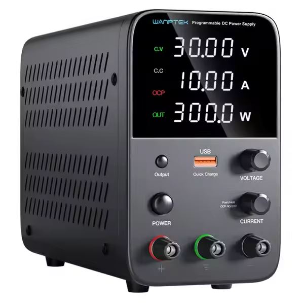Alimentatore da banco 30V 10A 300W con regolatore di tensione CC USB 18W WPS3010H A5008