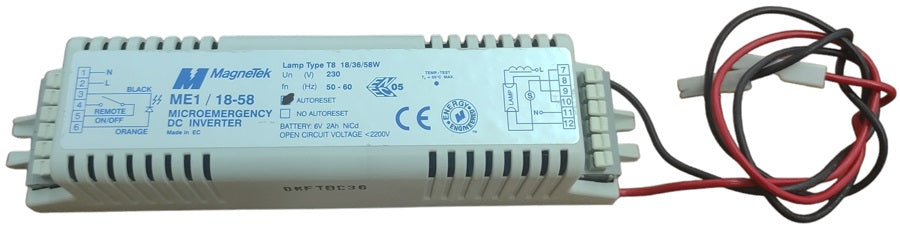 Reattore elettronico per lampade fluorescenti 18-36/58W Magnetek ME1 / 18-58 A5016