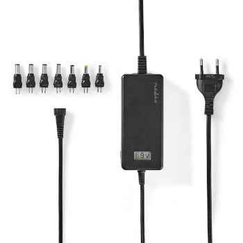 Universal AC Power Adapter | 36W | 5 - 24 V DC | 1.80 m | 2.4 - 3.0 A | 7 plug(s) | Black