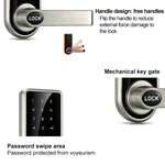 OS8818 Password + chiave + scheda sensore Serratura elettronica in lega di zinco Serratura con codice elettronico touch screen, OS8818