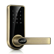 Password + chiave + scheda sensore Serratura elettronica in bronzo rosso in lega di zinco Serratura con codice elettronico touch screen, OS8818-JS, OS8818-QGT Bronze, OS8818-HGT Red Bronze