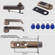 Password + chiave + scheda sensore Serratura elettronica in bronzo rosso in lega di zinco Serratura con codice elettronico touch screen, OS8818-JS, OS8818-QGT Bronze, OS8818-HGT Red Bronze