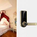 Serratura elettronica bronzo rosso con codice touch