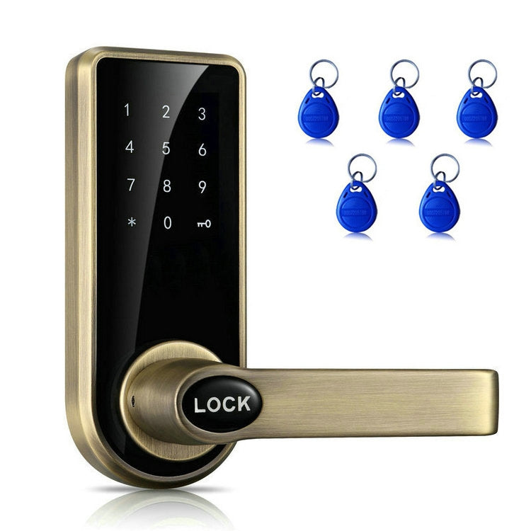 Serratura elettronica bronzo rosso con codice touch