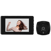 N7 Campanello video Smart Cat Eye con schermo da 4,5 pollici 1080P HD per visione notturna con rilevamento del movimento