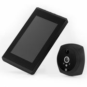 N7 Campanello video Smart Cat Eye con schermo da 4,5 pollici 1080P HD per visione notturna con rilevamento del movimento